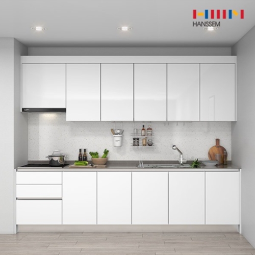 한샘 프리셰 슬림 ㅡ자+전기쿡탑 (~2.6m)_이미지