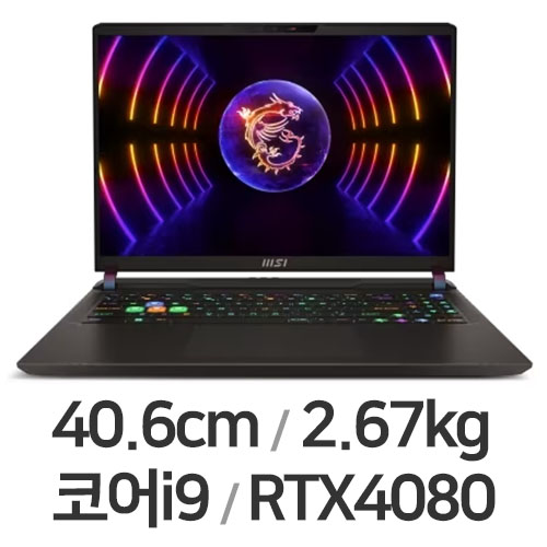 MSI GP시리즈 Vector GP68 HX 12VH-i9 QHD WIN11 32GB램 (SSD 1TB)_이미지