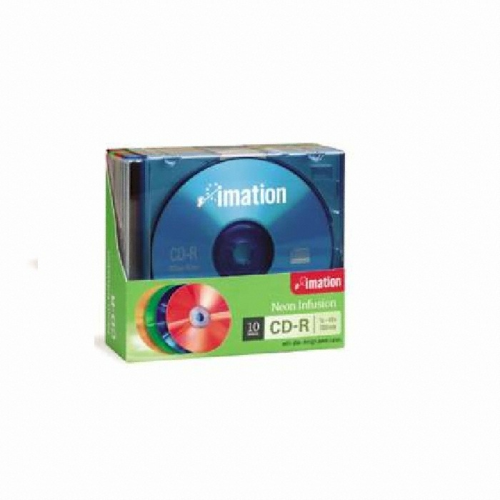 이메이션 CD-R 700MB 48x 슬림케이스 네온