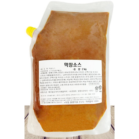 새한BiF 송도 막창소스 2kg (1개)_이미지