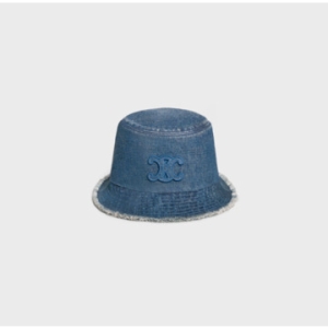 셀린느 국내A/S가능 트리오페 워시 데님 버킷햇 벙거지 모자 2AU0Z930F_이미지