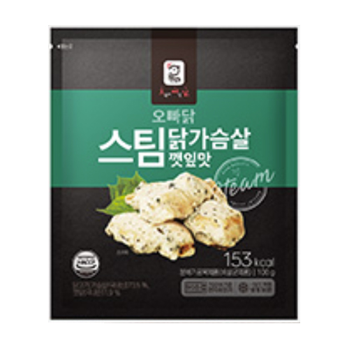 스팀 닭가슴살 깻잎맛 100g