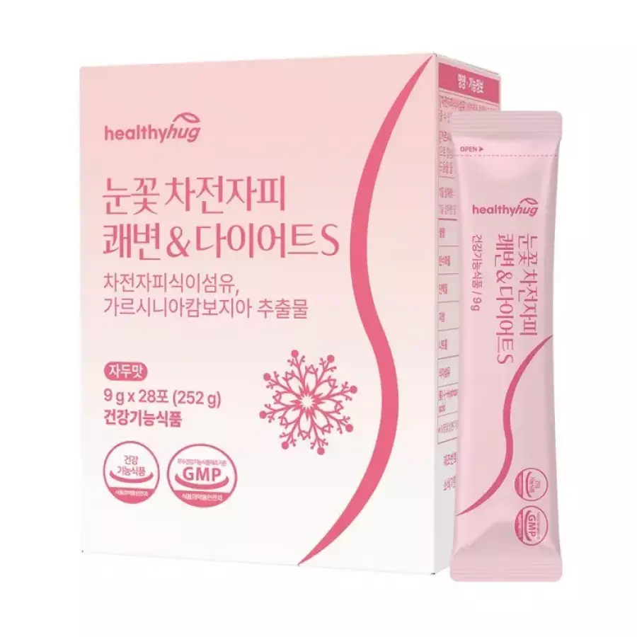 헬씨허그 눈꽃 차전자피 쾌변 다이어트S 28포