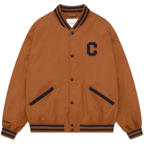 비케이브 커버낫 C 로고 바시티 자켓 CO2301JK15[BR, 브라운]