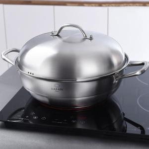 인덕션 대형찜기 만두 이유식찜기 냄비 찜통 34cm