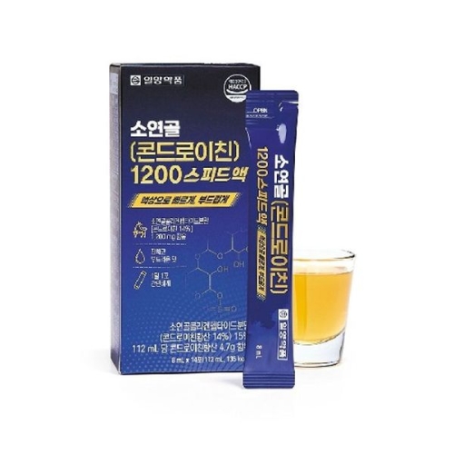 일양약품 소연골 콘드로이친1200 스피드액 8ml 14포 (8개)_이미지
