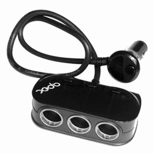 아팩스 스위치 3구 소켓+2USB+볼트게이지 30V