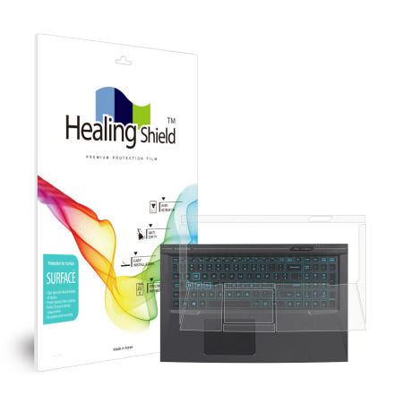 폰트리 힐링쉴드 한성컴퓨터 TFG7476HS TFG7476HSW 무광 외부보호필름 팜레스트/터치패드 2매