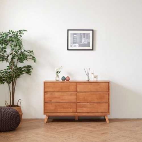 디자이너스룸 이스테지아 원목 와이드 서랍장 1200_이미지