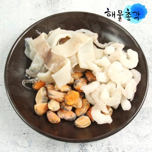 PSFOOD 해물모듬 해물라면 파전 오징어 홍합살 새우