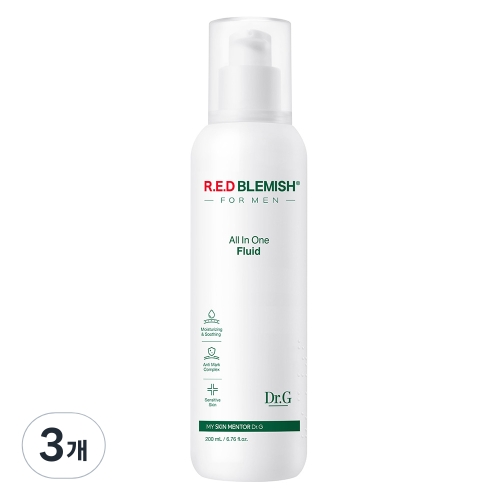 고운세상 닥터지 레드 블레미쉬 포 맨 올인원 플루이드 200ml (3개)