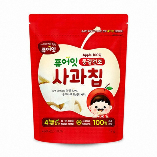 퓨어잇 동결건조 사과칩 12g