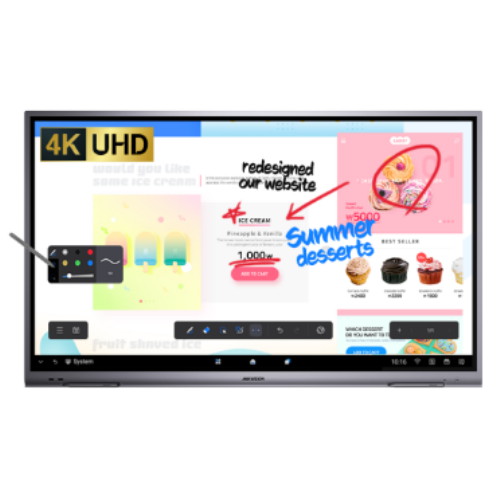 HIKVISION 4K UHD DS-D5B86RB 전자칠판 86형 (단품)_이미지