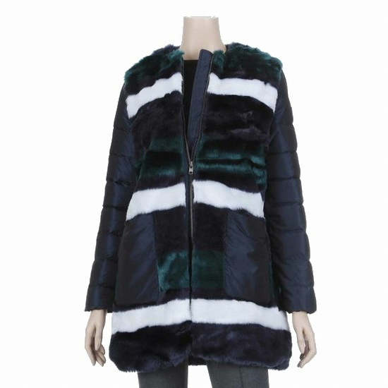 질바이질스튜어트 배색 퍼 캐주얼 점퍼 JBU05D113DG_이미지