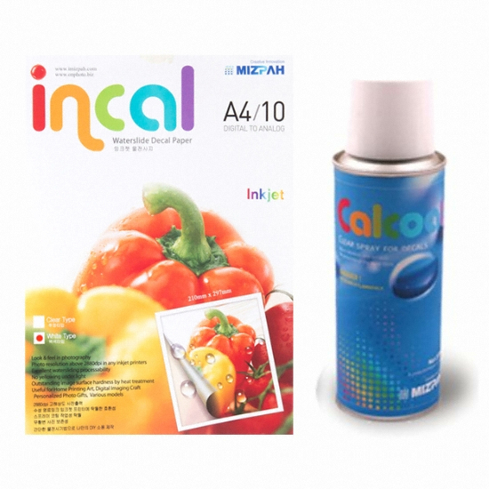 [불명] 잉칼 잉크젯 물전사지 A4 + 캘코트 세트이미지입니다. 누르면 해당 게시물로 새창이동합니다.