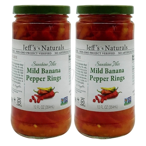 Jeffs제프가든 마일드 새콤 바나나피망 절임 12oz 2팩_이미지