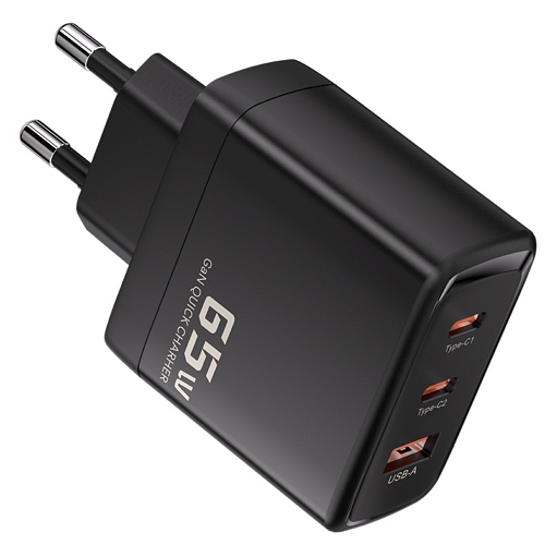 toocki PD PPS 65W 3포트 GaN 충전기 JT-G65E_이미지