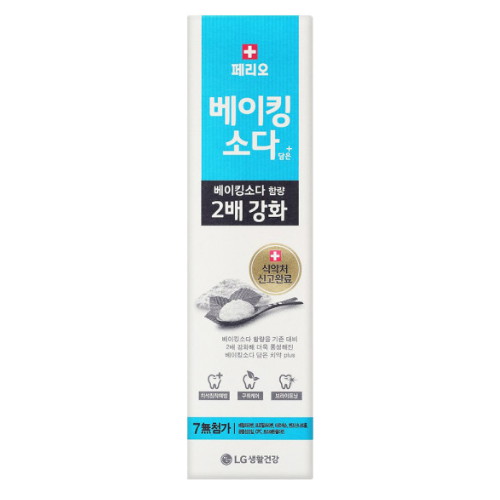 LG생활건강 페리오 베이킹소다 담은 치약 플러스 100g (12개)