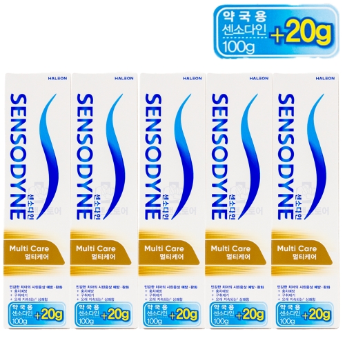 글락소스미스클라인 센소다인 멀티케어 치약 120g (5개)