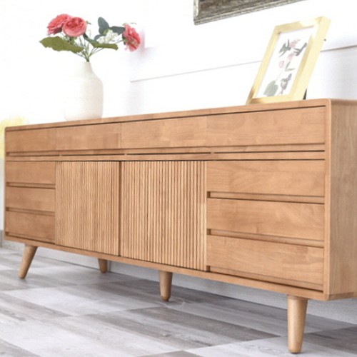 이즈네이처  오거스틴 원목 높은 거실장 2000