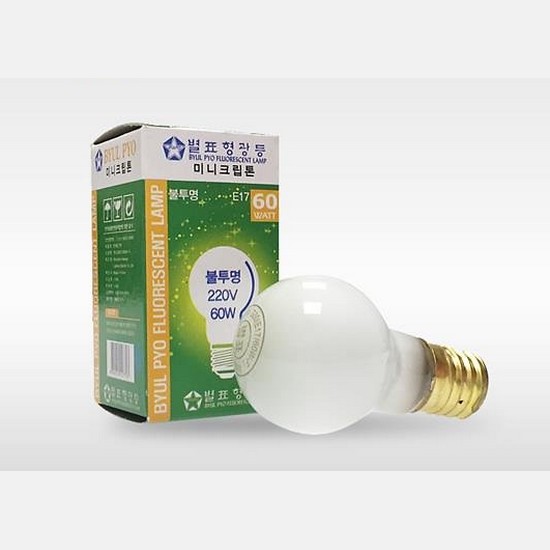 포커스 E14 미니 크립톤전구 전구색 60W