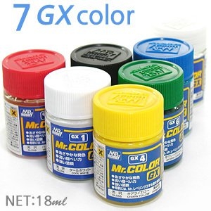놀이감 군제락카 GX칼라 18mlGX color GSI Mr.HOBBY 군제 락카 프라모델 모형 건프라 도료 도색 유성 병