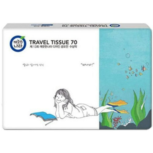 깨끗한나라 여행용 티슈 꿈 70매 (50팩)_이미지