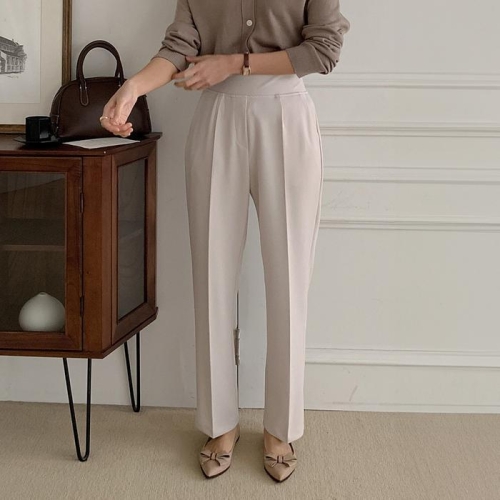 강물처럼 아이우먼 사방스판무한일자슬랙스 LTQ533M401 빅사이즈 12595303A