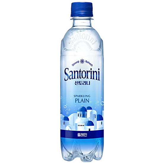 빙그레 산토리니 플레인 탄산수 500ml (40개)_이미지