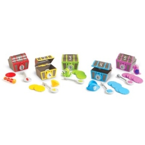 러닝리소스 LER6808 해적보물 찾기 보물상자 보물상자세트 보물상자찾기 보물상자열기 보물상자 열쇠열기 보물찾기
