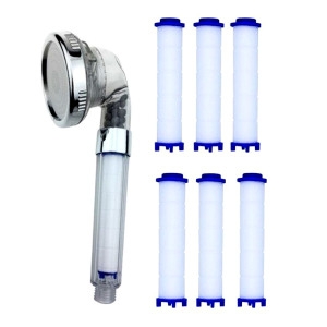 바로와 코시나 메가수압 트리플 정수 샤워기 (본체 1개 + 필터 6개)_이미지