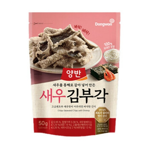 동원F&B 양반 새우 김부각 50g (1개)_이미지
