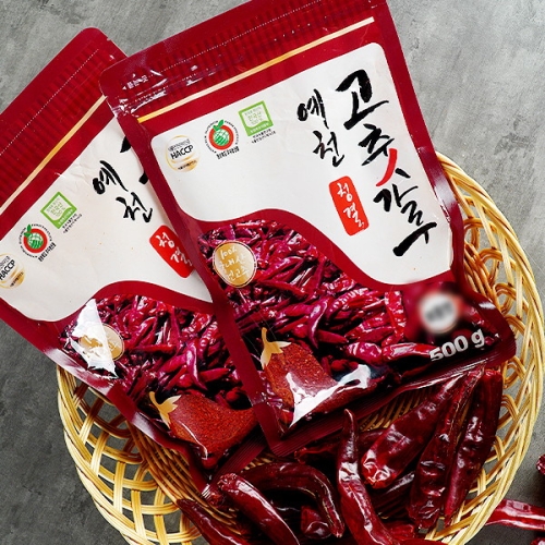 예천청결고추영농조합법인 예천 화건 고춧가루 (보통맛) 500g (2개)_이미지
