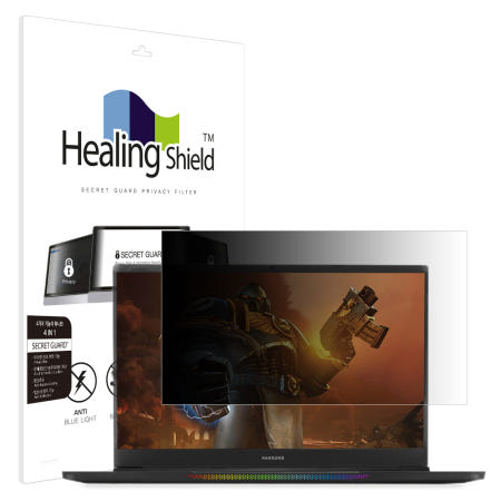 폰트리 힐링쉴드 한성컴퓨터 TFG7277XG 항균 블루라이트컷 양면 정보보안 액정보호필름