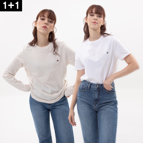 1+1 스몰 반팔+긴팔티셔츠 세트상품