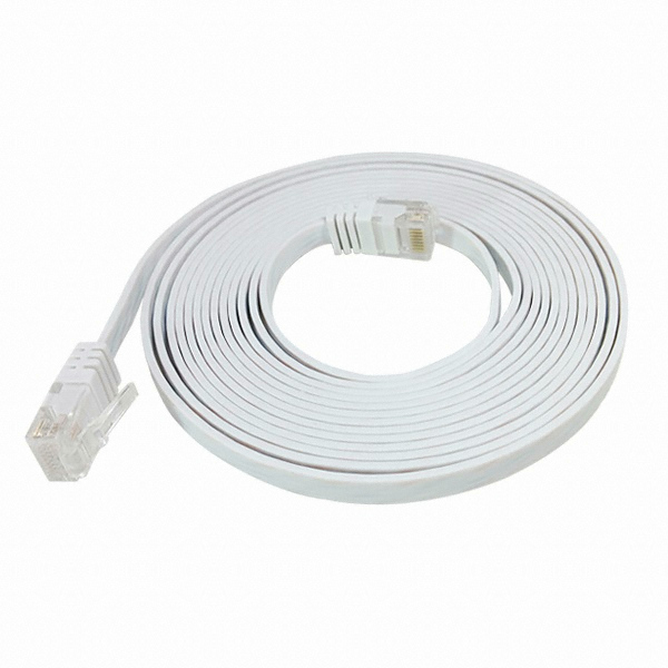 라인업시스템 LANSTAR CAT.6 UTP 다이렉트 평면 랜케이블 (LS-F6UTPD-20MW. 20m)_이미지