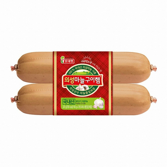 롯데웰푸드 의성마늘 구이햄 320g
