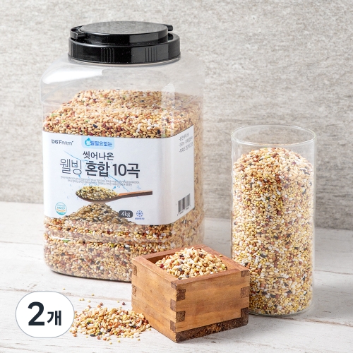 씻어나온 웰빙 혼합 10곡 4kg 2개