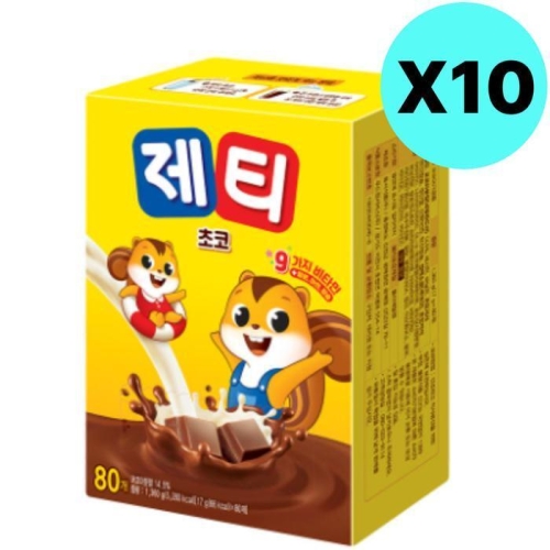 동서식품 제티 초코 80개입 (10개)_이미지
