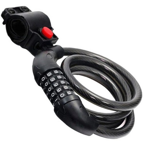 코아브 와이어 5자리 비밀번호 자전거 자물쇠