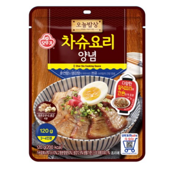 오뚜기 오늘밥상 차슈요리양념 120g