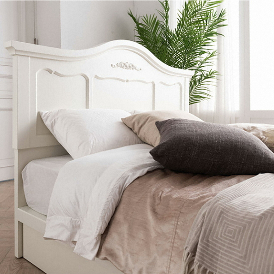 삼익가구 재클린 도장 침대 Q (DW양모라텍스마이크로독립)_이미지