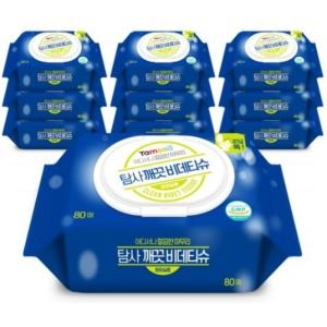 쿠팡 탐사 깨끗 비데티슈 캡형 80매 (10팩)