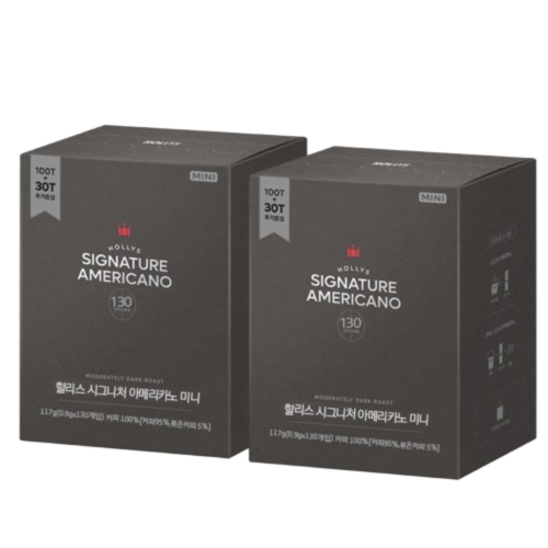 할리스 시그니처 아메리카노 다크 미니 130개입 (2개)_이미지