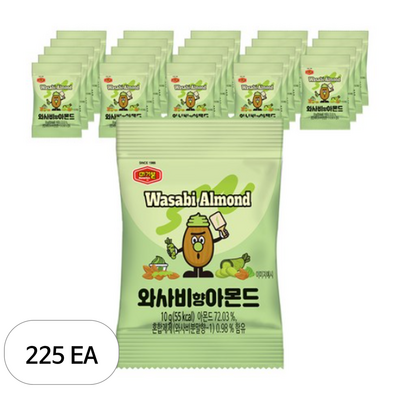 머거본 와사비맛 아몬드 10g (225개)