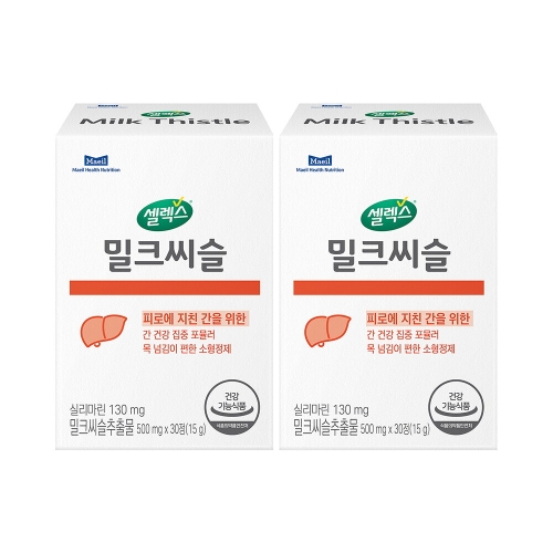 매일유업 셀렉스 밀크씨슬 500mg 30정 (2개)_이미지