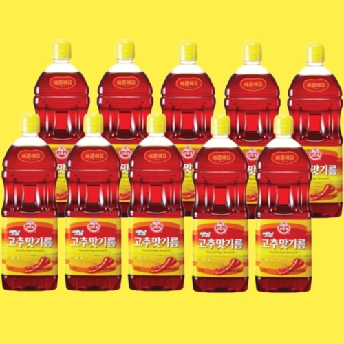 오뚜기 옛날 고추맛기름 1.5L (10개)_이미지