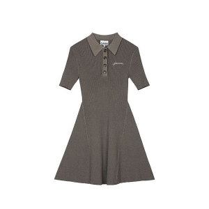 가니 여성 니트 미니 드레스 멜란지 K2194 883_이미지