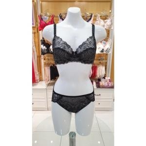  와코루 살루트 엔젤망 홑겹 브라 레이스팬티세트 (C,D컵)_DBR0182CD-DPT0182S 상품이미지