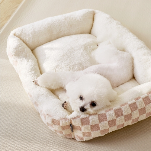 데이지코퍼레이션 울리 체커보드 애견방석 쿠션 (L)_이미지